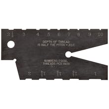 Starrett 284 Acme Standard Screw Thread Gauge, Hardened, 29 Degree Angle