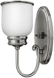 Vintage Wall Sconces. Easton Single Sconce In Polished Antique Nickel
