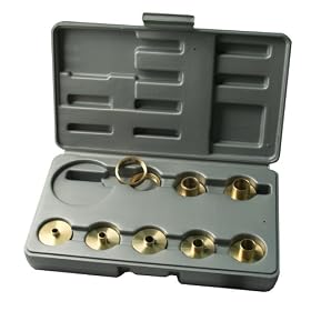 Kempston 99006 9 pcs Solid Brass Template Guide Kit Without Adapter by Kempston Saw Blades