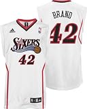 Elton Brand Jersey: adidas White Replica #42 Philadelphia 76ers Jersey