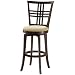 Hillsdale Tiburon II 30-Inch Swivel Barstool, Espresso Finish with Cream Fabric