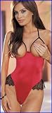 Satin Lingerie Teddies Satin Open Cup Teddie Lingerie