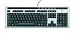 Logitech UltraX Premium USB Tastatur schnurgebunden silber OEM