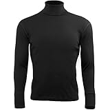 Woolx Men's Midweight Merino Wool Turtleneck