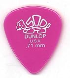 Jim Dunlop DELRIN 500 スタンダード 0.71mm ギターピック ピンク 10枚入 【並行輸入品】