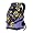 Electric Flowers, Lilac Night, Black