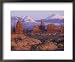 Garden of Eden with La Sal Mountains near Dusk, Arches National Park, Utah, USA Photography Framed Art Poster Print by Jamie & Judy Wild, 22x18