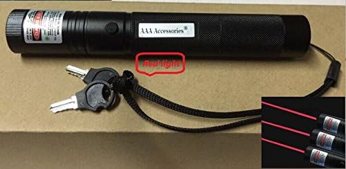 AAA Accessories® Red Light Flashlight Laser 532nm Light 5MW --Without 18650 Battery and Charger 301(Only AAA accessories Sell It,Others Seller Are Fake)
