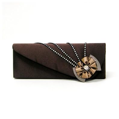 Satin Evening Clutch with Bow