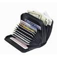 Palm Leather Wallet, 11 Credit Card Slots, Id, Bill And Change Organizer. As 