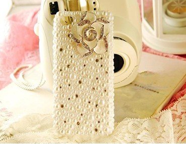 ◆3Dデコ盛り♪♪キラキラ♪ラインストーンケース/iphone5/アイフォン5/専用ケースカバー/ROSE②