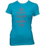 Keep Calm and Carry On Ladies Fine Jersey T-Shirt
