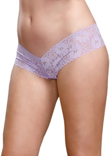 iCollection Women's Stretch Lace Cheeky