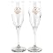 50th Anniversary Set of 2 Toasting Flutes