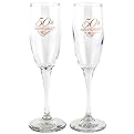 50th Anniversary Set of 2 Toasting Flutes