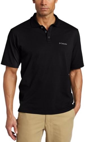 Columbia Men's Elm Creek Polo, Black, Small