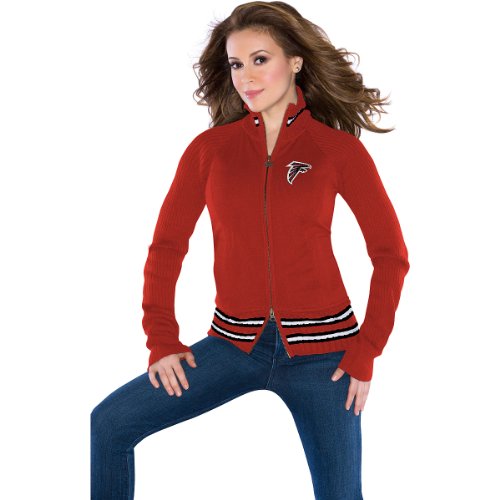 Touch by Alyssa Milano Atlanta Falcons Women's Sweater Mix Jacket Small