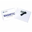C-Line Magnetic Name Badge Holder Kit, Horizontal, 4 x 3 Inches, Clear, 20/Box (92943)