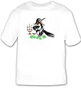 T-shirt with tarot, cards, crow, teller, fortune, madame, candles