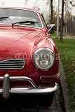 Wallmonkeys Peel and Stick Wall Decals - Wolksvagen Karmann Ghia - 36"H x 24"W Removable Graphic