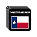 US State Flag - COLLEGE STATION, Texas (TX) Set of 4 Mini-Mousepad Coasters