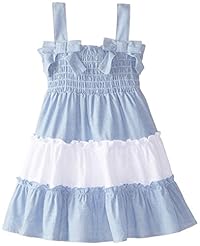 Girls   Banding Metallic/Polyester/Spandex  Dress With a Bow(s) and Rhinestones