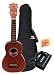 Kala KA-MK-S Makala Soprano Ukulele Bundle with Gig Bag, Tuner, and Polishing Cloth