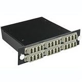 Quiktron Q-Series Fiber Distribution System - Patch panel - black - 12 ports