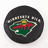 NHL Minnesota Wild Tire Cover Color: Black, Size: J
