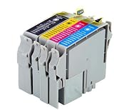 Take4Less 4-pack (B,C,M,Y) T032120 T032220 T032320 T032420 Compatible Ink Cartridges for Epson Stylus Color C80, C80N, C80WN, C70