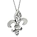 Sterling Silver Fleur De Lis Necklace