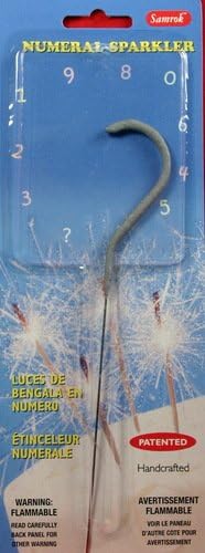 Question Mark Shaped Birthday Cake Sparkler