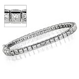 6.60 CT DIAMOND BRACELET IN 14K WHITE GOLD