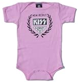 Toddler and Infant KISS NEW RECRUIT One Piece Baby Suit in Pink