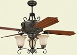 IMAGE OF Ellington La Fleur 52\ Ceiling Fan (LEF56BBZ5CWR)