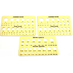 Gauge Pearl Bead Diamond Sizing Measurement MM Tool