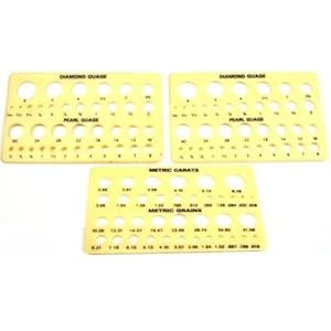 Amazon.com: Gauge Pearl Bead Diamond Sizing Measurement MM Tool: Arts ...