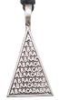Abracadabra Magic Word Pewter Pendant Necklace