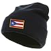 Puerto Rico Black Flag Country Embroidery Embroidered Cap Hat Beanie