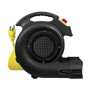B-Air Grizzly Air Mover / Floor & Carpet Dryer - 1 HP, Safety Certified, Model GP-1-ETL Black B-Air Grizzly Air Mover / Floor & Carpet Dryer - 1 HP, Safety Certified, Model GP-1-ETL Black