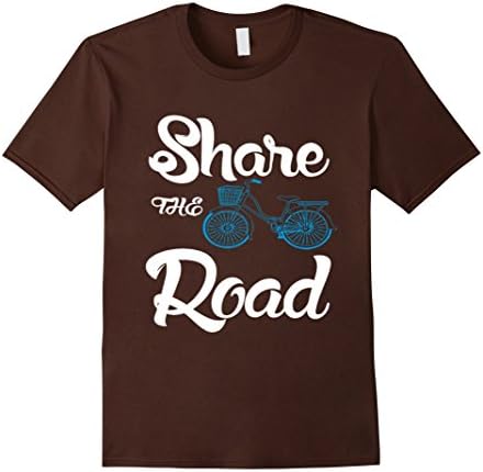 Men's Share The Road Cycling T-Shirt Medium Brown