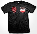Polska Crest International Retro Soccer Mens T-shirt, Poland National Pride Mens Shirt