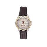 MLB Houston Astros Ladies All-Star Watch with Black Leather Band