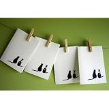 Paper Ink & Earth -- Ellie And Oscar Bird Watching note cards