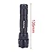 SecurityIng 600 Lumens XM-L T6 LED Flashlight 5 Modes LED Lighting Lamp Flashlight Torch with Clip for Easily Carrying (18650 Battery Not Included)