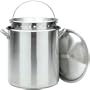 Bayou Classic 1600 Stockpot with Basket, 160-Quart