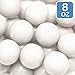 Sweetworks Celebration Candy Gumballs Bag, 8 oz, Shimmer White