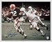 Jim Brown and Bob Lilly Autographed 16x20 Photograph with HOF 71 & HOF 80 Inscriptions