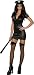 Smiffy's Fever Sexy Cop Dress/ Black Belt and Hat (Small)