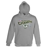 NFL Green Bay Packers Pullover Screen Printed Hoody With Pouch Pocket (Steel Heather, 3X Big)